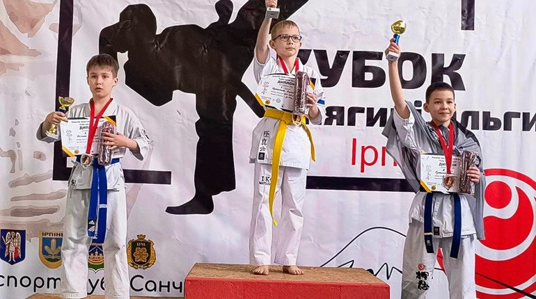 Юні фастівчани вибороли призові місця на змаганнях з карате шинкіокушинкай, які пройшли в Ірпені
