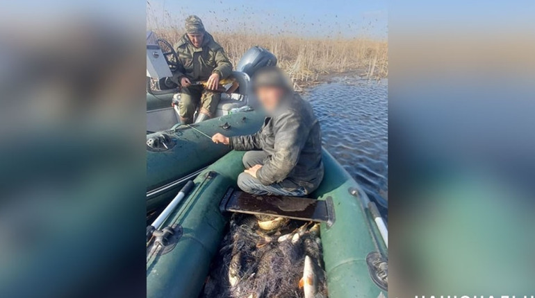 На Полтавщині затримали браконьєра, який наловив риби на майже 900 тисяч гривень