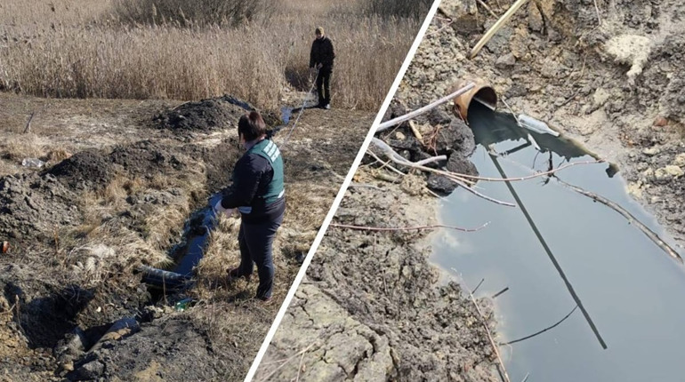 Екологічна інспекція виявила забруднення каналізаційних стоків по вул. Б.Хмельницького у Тростянці