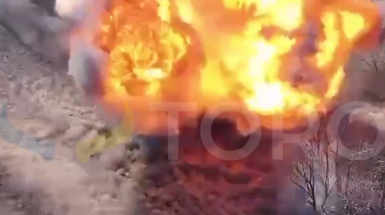 ЗСУ знищили ворожий склад БК у Волноваському районі. Відео