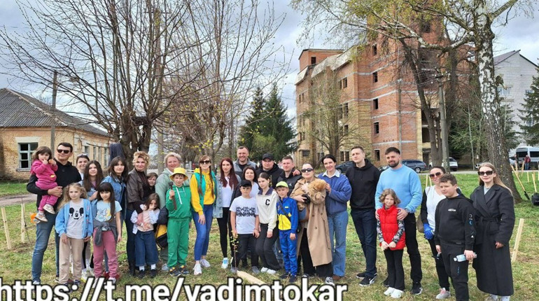 На Макарівщині вдруге висадили дерева в пам’ять про вбитих росією маленьких українців