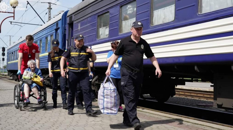 Безкоштовна евакуація мешканців Торецької громади до Волині. Черговий рейс 10 травня