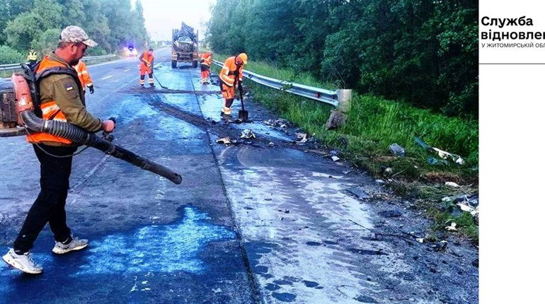 Житомирщина відновлює дороги після численних ДТП