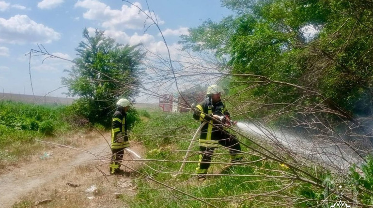 Добровільно-рятувальна команда Покровська самотужки оперативно ліквідувала пожежу