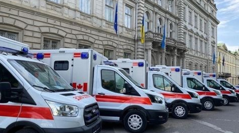 Херсонщина отримала автівки “швидкої” допомоги від Канадсько-Української фундації