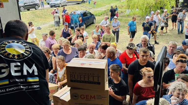 Покровська громада отримала 1140 гуманітарних продовольчих наборів від міжнародних фондів