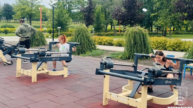 Задля сприяння здоровому способу життя: у Покровську відновлено роботу проєкту "Активні парки"