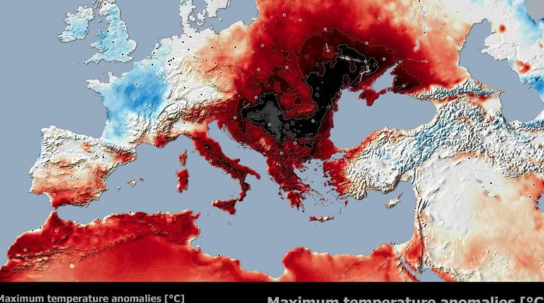 Україна в епіцентрі рекордної спеки