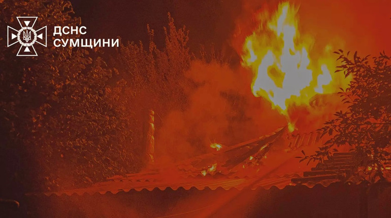 У Тростянці горів житловий будинок по вулиці Крушельницької