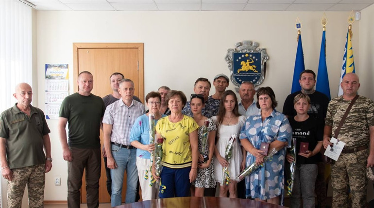 Захисників Нікополя відзначили державними військовими нагородами
