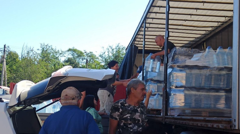 У Марганецькій громаді триває видача гуманітарної допомоги