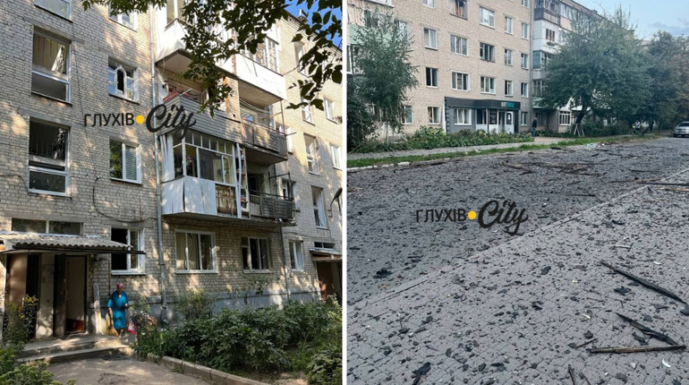 У ніч на 30 серпня армія рф вдарила по одному з житлових мікрорайонів Глухова