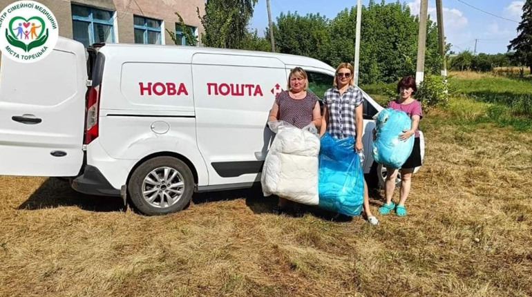Гуманітарна Нова пошта підтримала евакуацію маломобільних мешканців Торецької громади
