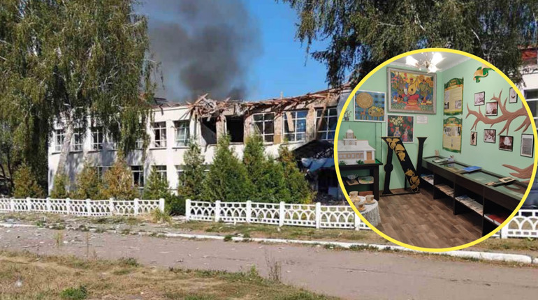 Що зараз із унікальним музеєм Нарбутів, який діяв у знищеній рф школі на Глухівщині
