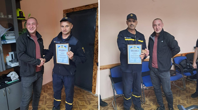 У Березівській громаді з Днем рятівника привітали надзвичайників