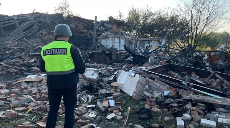 Поліцейські Сумщини показали наслідки російської атаки