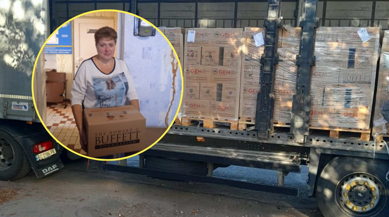 Продуктові набори й талони на паливо отримала Есманьська громада від міжнародних благодійників