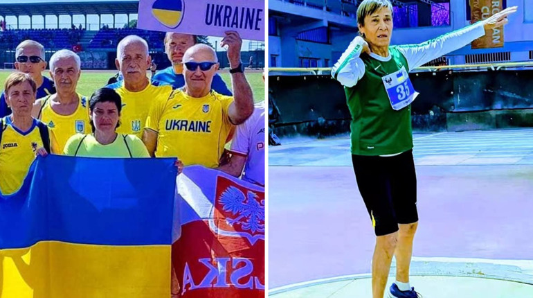 80-річна глухівчанка виборола «золото» Балканських ігор і встановила новий рекорд України