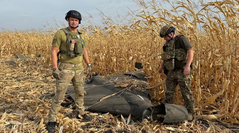 На Полтавщині вибухотехніки внешкодили знешкодили бойову частину ворожого дрона