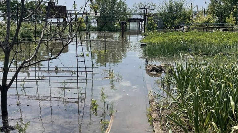 У Генічеському районі підтопило 13 присадибних ділянок через зливи