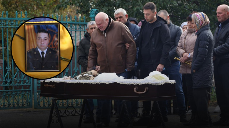 У Глухові попрощалися з підполковником В’ячеславом Косолапом, серце якого не витримало жахів війни