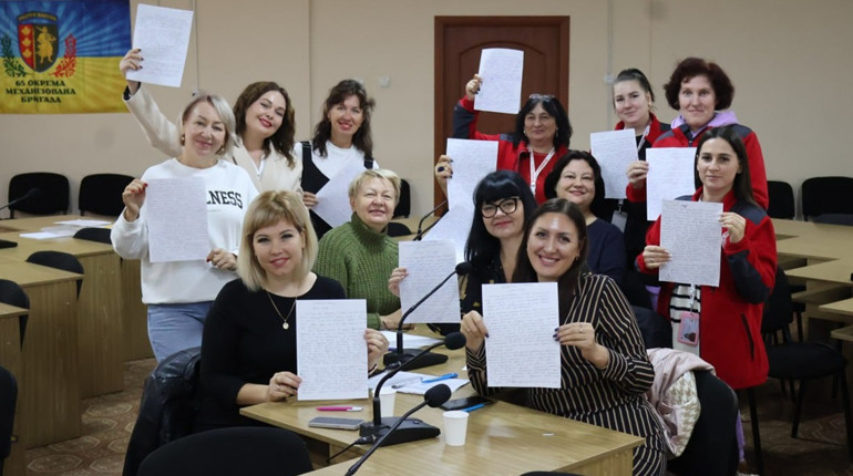 Південноукраїнці вперше писали радіодиктант у сесійній залі. Єднання вийшло на 100%