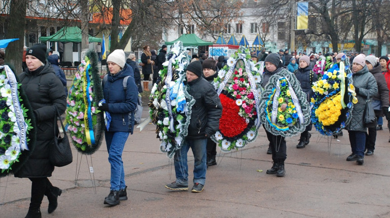 Шосткинська громада у 1000 день війни попращалась з двома нацгвардійцями