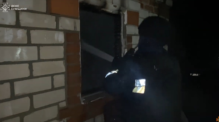 У селі Баничі на Глухівщині горів гараж із автівкою: назвали причину пожежі