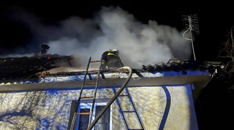 На Кременеччині сталась пожежа житлового будинку