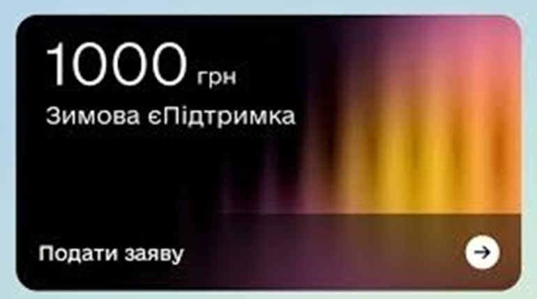 Перші підсумки програми "Зимова єПідтримка": на що українці витратили 1000 гривень?