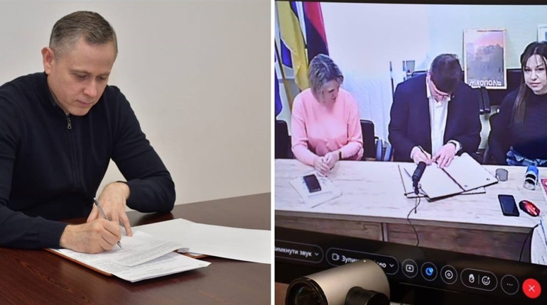 Нікополь і Калуш уклали меморандум про співпрацю в межах проєкту «Пліч-о-пліч»