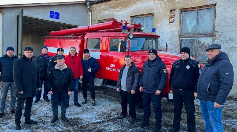 На Кременеччині розпочала роботу ще одна добровільна пожежна команда