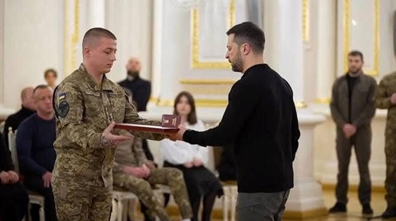 Лейтенанта Андрія Скібіна з Новогригорівки Першої удостоєний звання Герой України