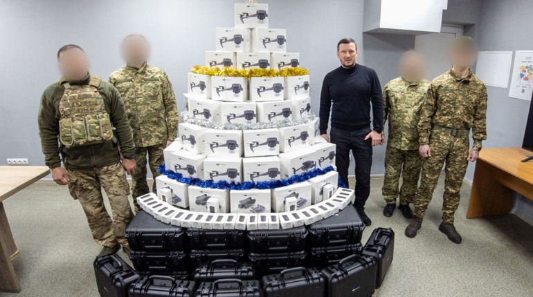 130 дронів для перемоги: новорічний подарунок від Херсонщини українським військовим