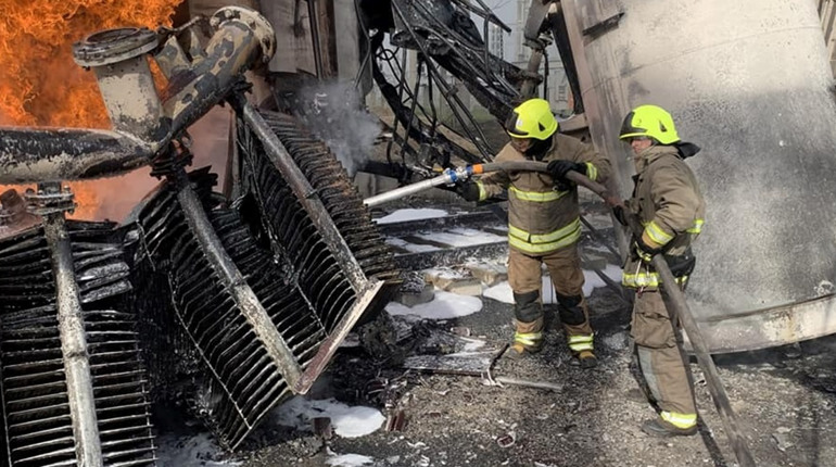 На Полтавщині уламки безпілотників пошкодили енергетичну інфрастуктуру та приватні будинки