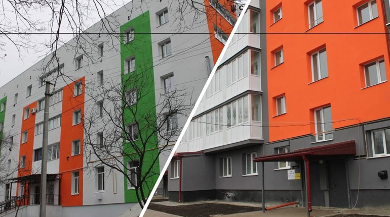 Основні будівельні роботи у багатоквартирних будинках Тростянця завершені: який вигляд мають зараз