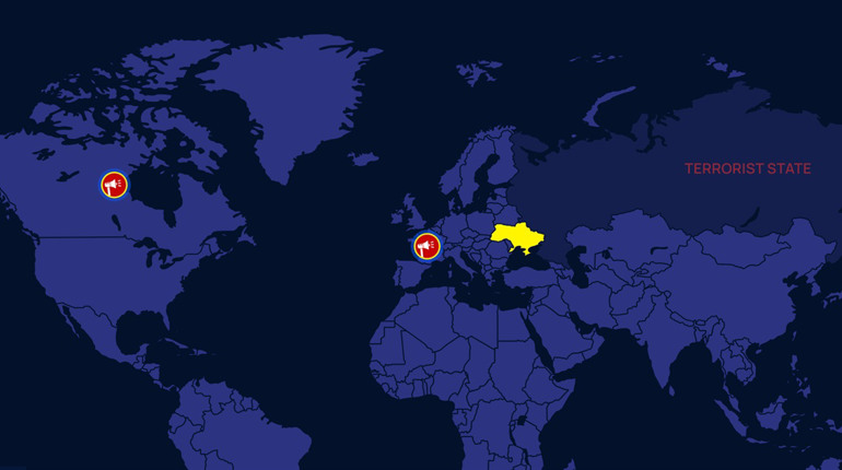 Всесвітня тривога та інші події до 24 лютого будуть позначені на світовій онлайн-мапі від СКУ