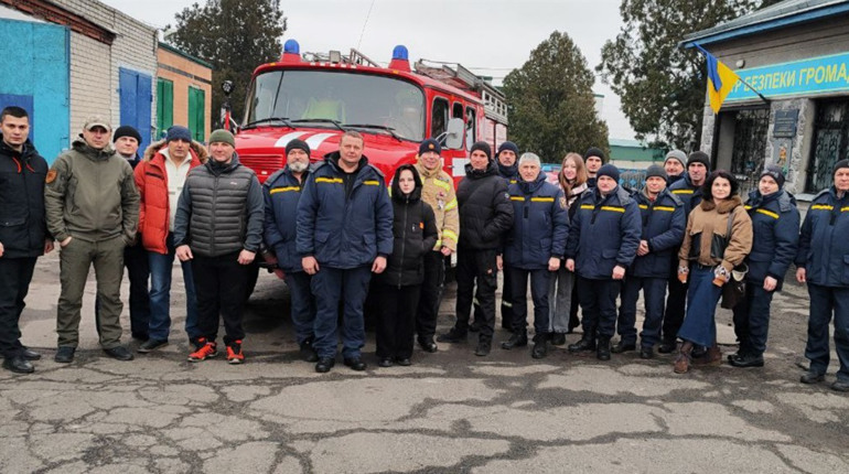 Золотоніська громада ділиться з Білицькою досвідом у рятувальній справі