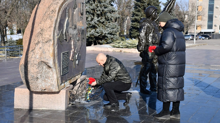 У Нікополі вшанували пам’ять Героїв Небесної Сотні