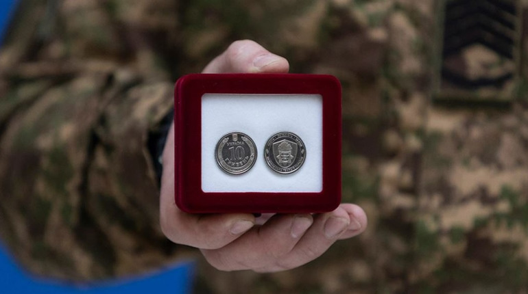 Честь, мужність, закон. Нацбанк презентував нову пам'ятну монету на честь Нацгвардії України