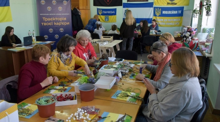У Вінниці для переселенців з Херсонщини відкрили гуманітарний центр