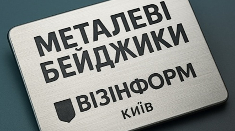 Металеві бейджики: мистецтво ідентифікації для київського бізнесу