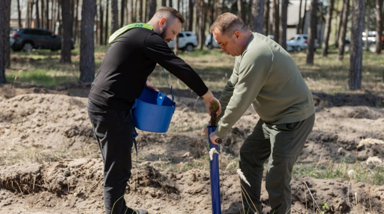 Весняне озеленення: на Полтавщині продовжують реалізацію програми «Зелена країна»