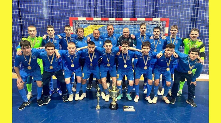 Золотий дубль кагарличан: Цебенко та Коваленко – чемпіони України в Екстра-лізі з футзалу U-17