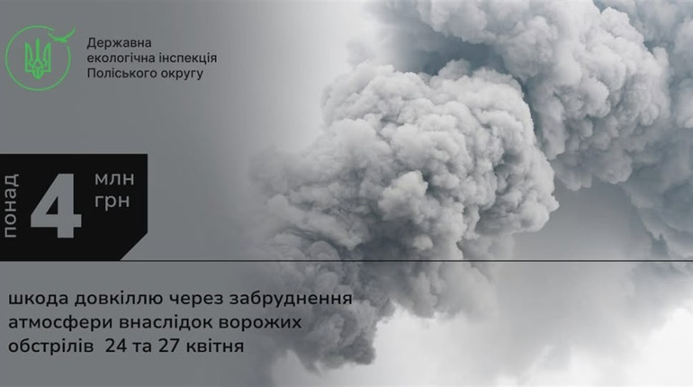 Понад 4 мільйони гривень збитків: російські обстріли завдали шкоди довкіллю Житомирщини