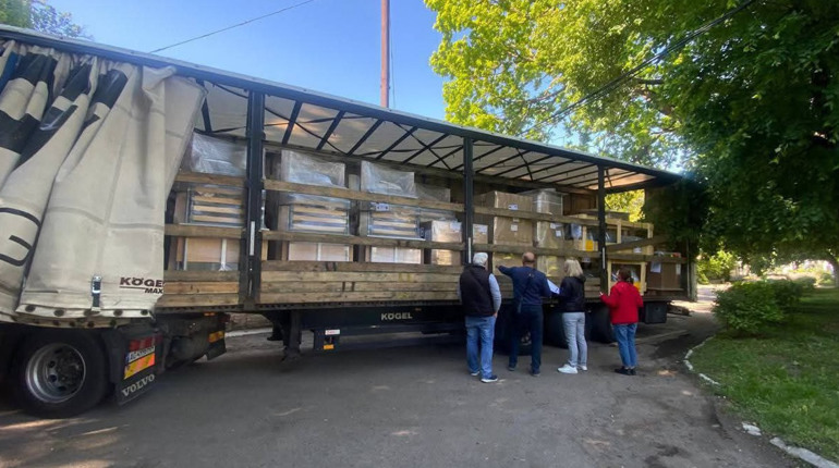Фастівська громада отримала чергову партію гуманітарної допомоги від міста-побратима Меербуша