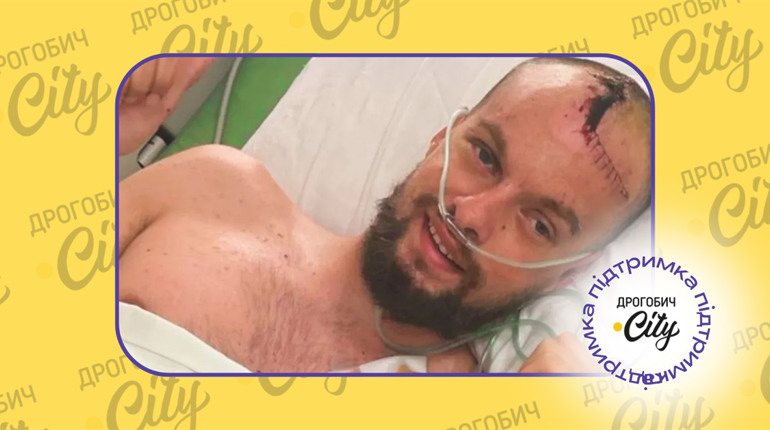 Азовець, футболіст з Дрогобича після отриманого поранення потребує дорогої реабілітації