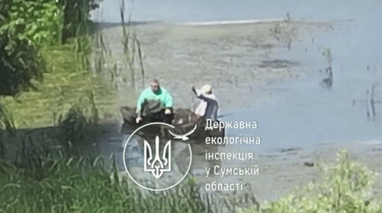 Зловили риби на 10 тисяч гривень: на Глухівщині спіймали браконьєрів