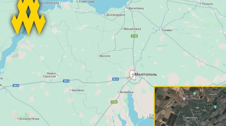 Партизани "АТЕШ" зафіксували масштабне скупчення військ РФ у Мелітополі