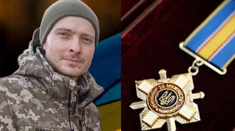 Нагороджено посмертно: орден Володимира Саченка із Ржищева передали матері полеглого Героя